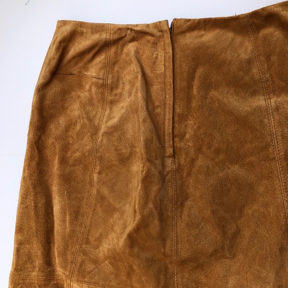 Vintage leather maxi skirt - Picture 6 of 6